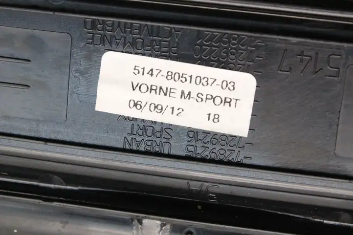 BMW 3 F30 F35 F31 (2012 - 2018) 8051037 Внутренняя обшивка порога (комплект) — фото 11