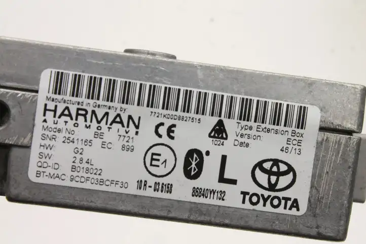 Toyota Verso (2012 - 2015) 86840YY132 Bluetooth модуль — фото 3