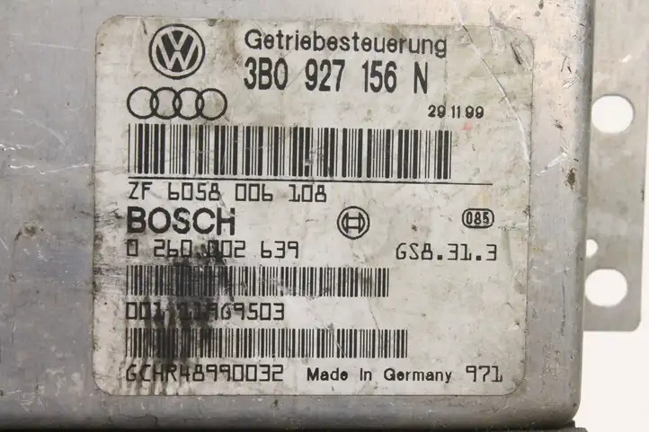 Volkswagen PASSAT B5.5 (2001 - 2005) 3B0927156N Блок управления АКПП — фото 3