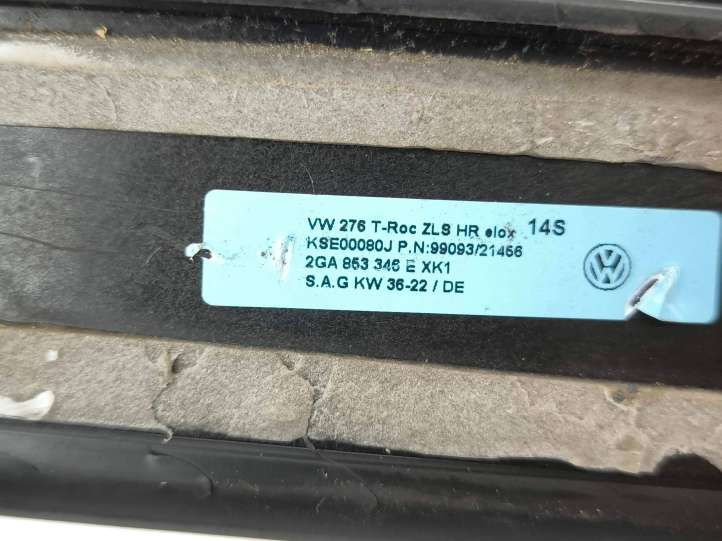 Volkswagen T-Roc (2017 - )  2GA853346E Отделка заднего бокового стекла