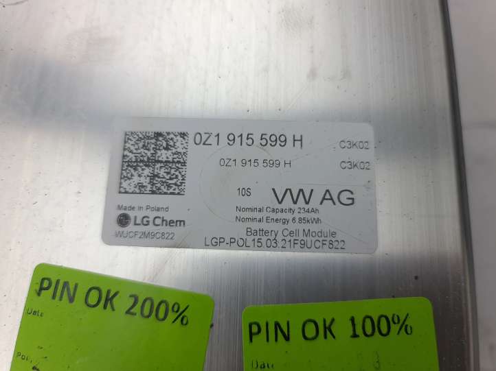 Volkswagen ID.3 (2019 - )  0Z1915599H Модуль аккумуляторной батареи гибридного автомобиля / электромобиля