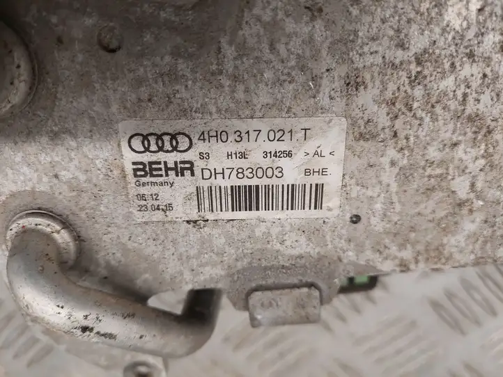 Audi A8 S8 D4 4H (2013 - 2017) 4H0317021T Масляный радиатор коробки передач — фото 4