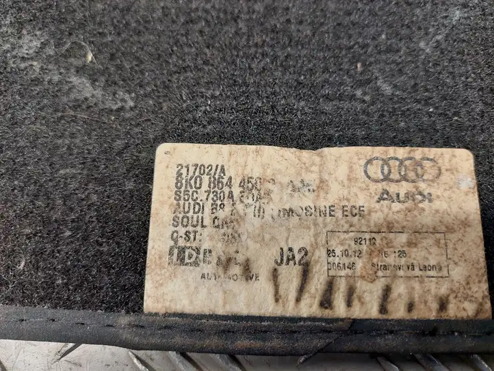 Audi A4 S4 B8 8K (2007 - 2011) 8K0864450B Задний коврик салона — фото 2