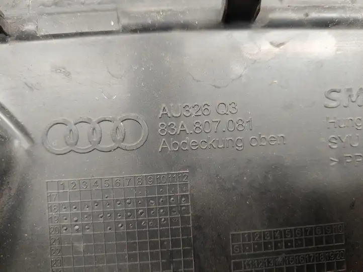Audi Q3 F3 (2018 - ) 83A807081 Верхняя панель радиатора — фото 5