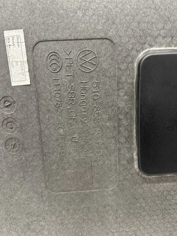 Volkswagen Golf Sportsvan (2017 - 2020) 520858855D Коврик багажника — фото 3