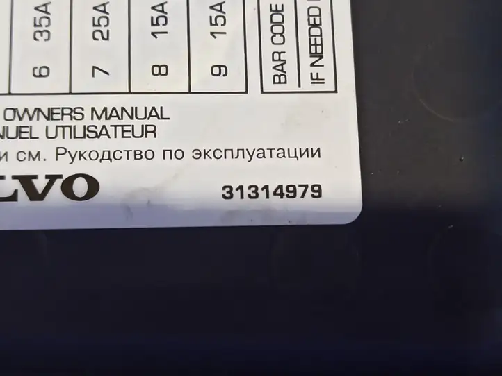 Volvo XC90 (2006 - 2014) 30728133 Крышка ящика предохранителей — фото 7