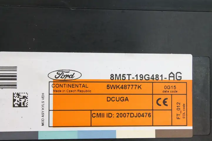 Ford Kuga I (2008 - 2012) AV4112A650DF Комплект системы зажигания — фото 18