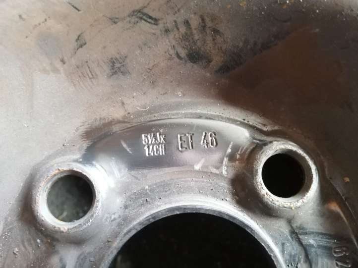 Hyundai i20 (2012 - 2014)  529104P000 Стальной штампованный обод (ободья) колеса R 14