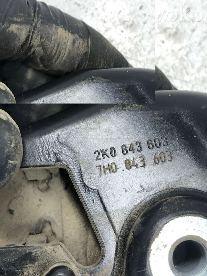 Volkswagen Caddy (2004 - 2010)  2K0843653AS Замок раздвижной двери