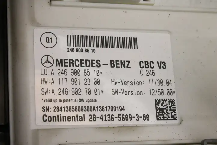 Mercedes-Benz CLA C117,X117,W117 (2013 - 2019) A2469008510 Модуль управления кузовом (BCM) — фото 5