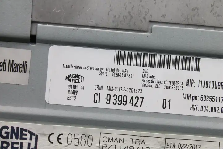 BMW 1 F20 F21 (2011 - 2019) 9399427 Магнитола / мультимедийная система — фото 9