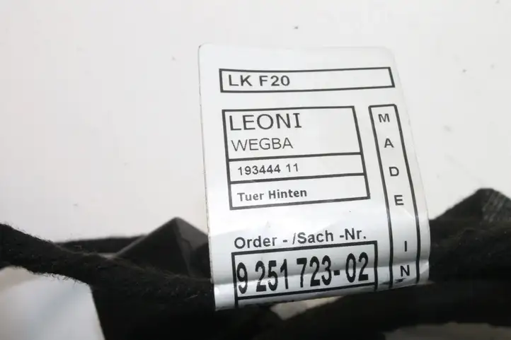 BMW 1 F20 F21 (2011 - 2019) 9251723 Прочая электропроводка — фото 5
