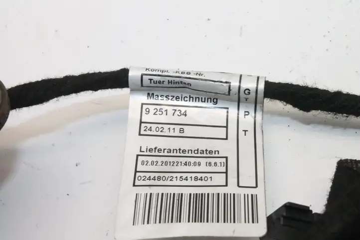 BMW 1 F20 F21 (2011 - 2019) 9251723 Прочая электропроводка — фото 6