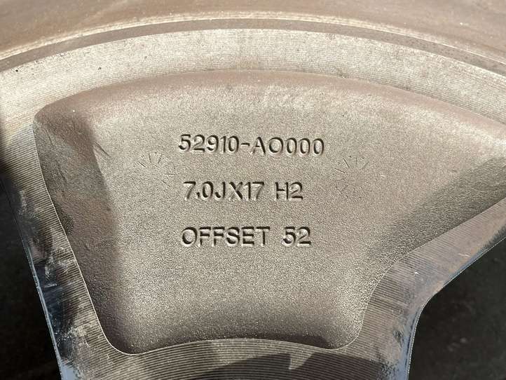 Kia Niro (2016 - )  52910AO000 Обод (ободья) колеса из легкого сплава R 17
