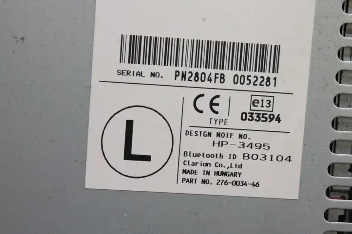 Nissan Qashqai (2006 - 2010) 28185JD40A Магнитола / мультимедийная система — фото 6