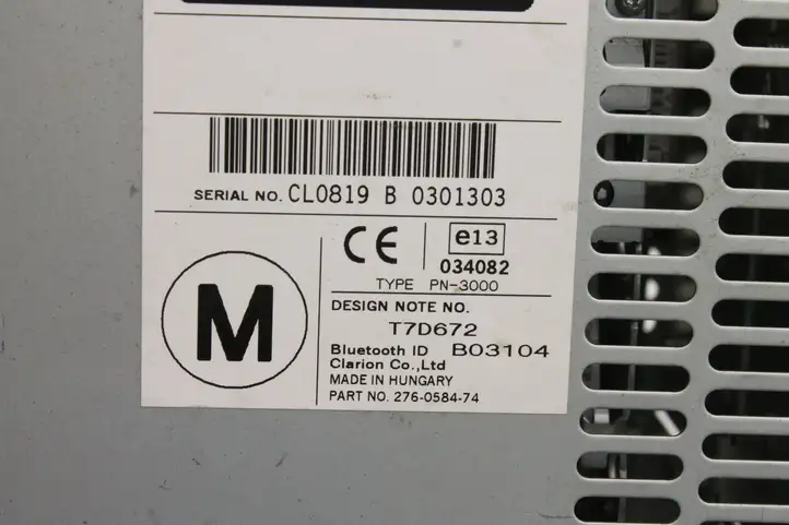Nissan Qashqai (2006 - 2010) 28185JD05A Магнитола / мультимедийная система — фото 6