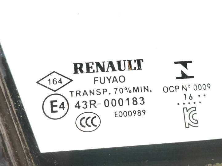 Renault Captur (2013 - 2020)  43R000183 Маленькое стекло 