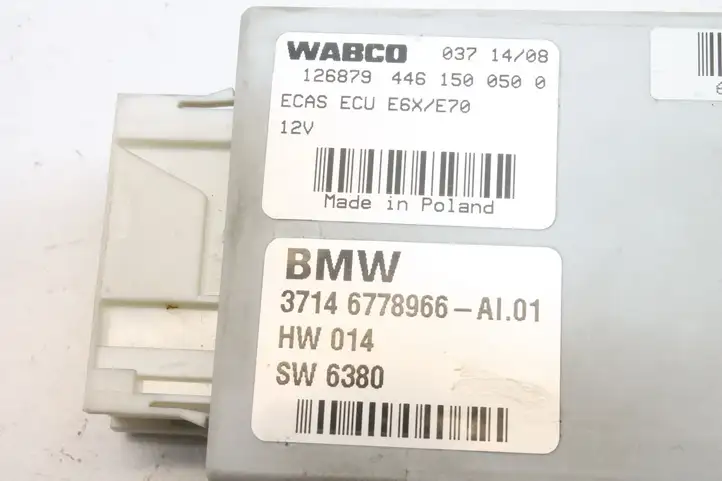 BMW X5 E70 (2006 - 2013) 6778966 Блок управления пневмоподвеской — фото 4