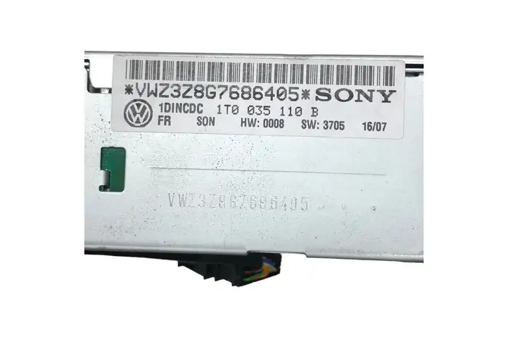 Volkswagen Touran I (2003 - 2010) 1T0035110B Навигационные карты CD/DVD — фото 8