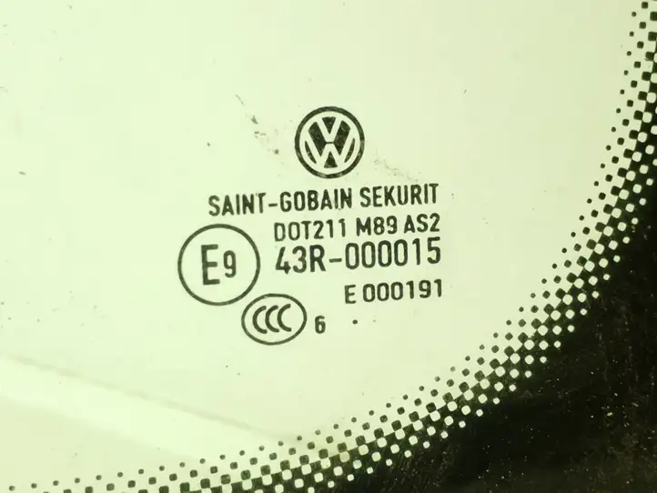 Volkswagen Transporter - Caravelle T6 (2015 - 2022) 7E1845331C Заднее боковое стекло — фото 2