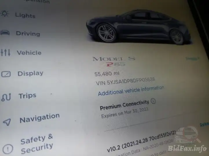 Tesla Model S (2012 - 2016) 109801000G Дисплей / маленький экран — фото 7