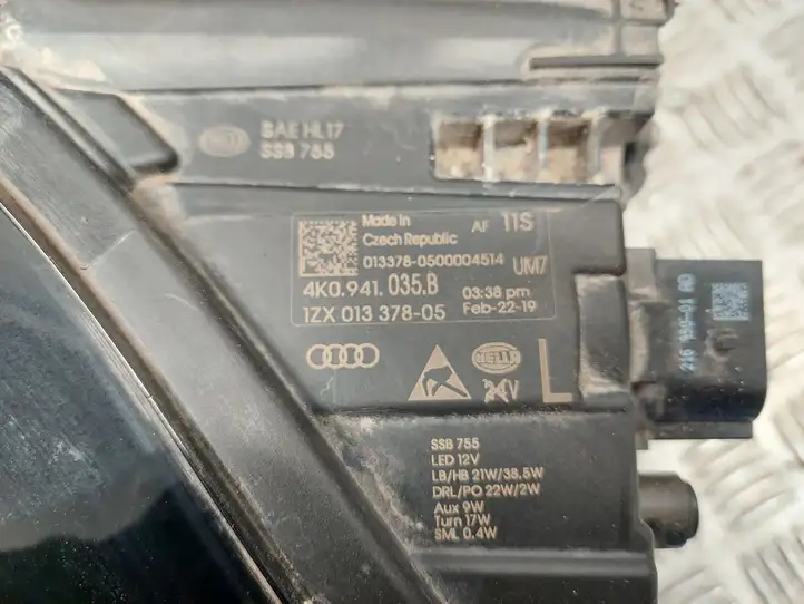 Audi A6 S6 C8 4K (2018 - ) 4K0941035B Передняя фара — фото 6