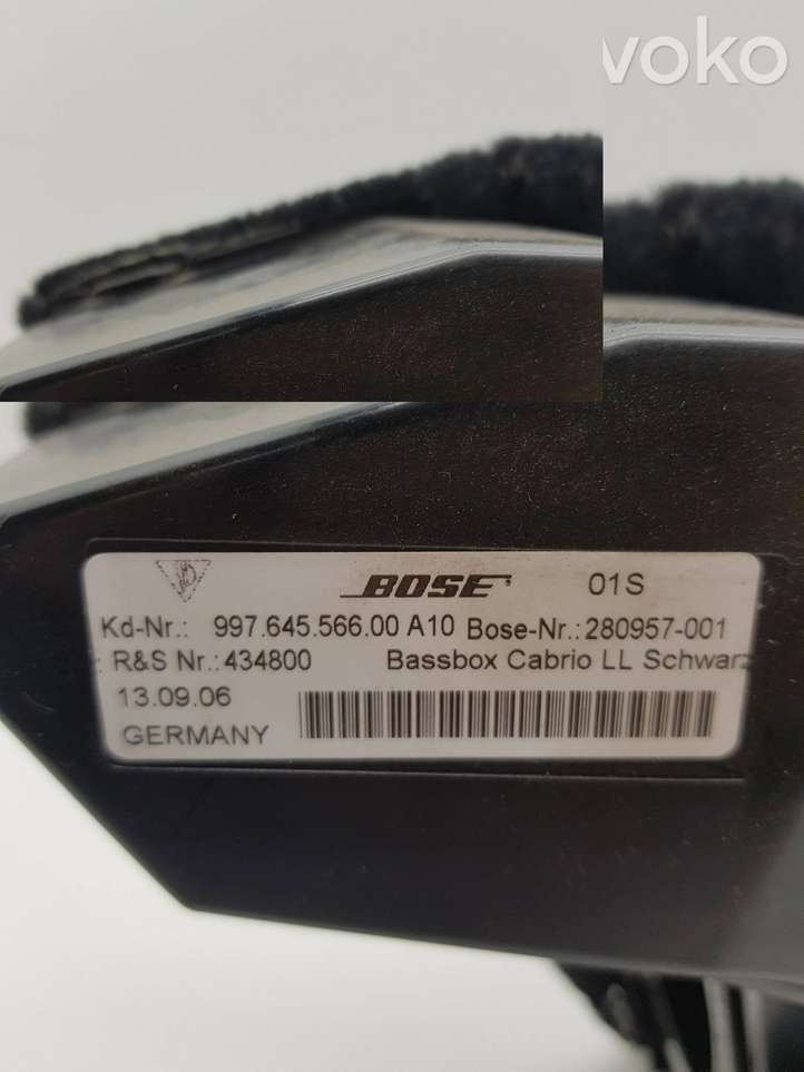 Porsche 997 (2004 - 2012)  99764556600 Громкоговоритель (громкоговорители) в заднем подоконнике