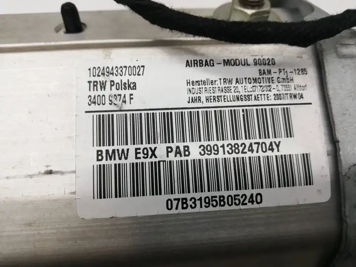 BMW 3 E90 E91 (2005 - 2012) 39913824704y Подушка безопасности пассажира — фото 2