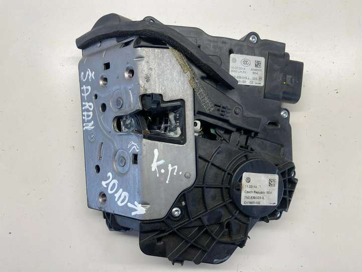 Volkswagen Sharan (2010 - 2015)  7N0839015j Замок раздвижной двери