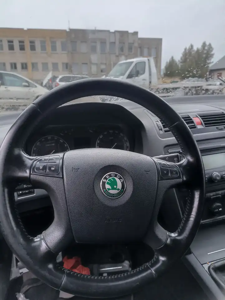Skoda Octavia Mk2 (1Z) (2004 - 2013) Подушка безопасности руля — фото 1