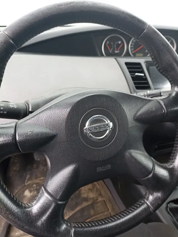 Nissan Primera (2001 - 2008) Подушка безопасности руля — фото 1