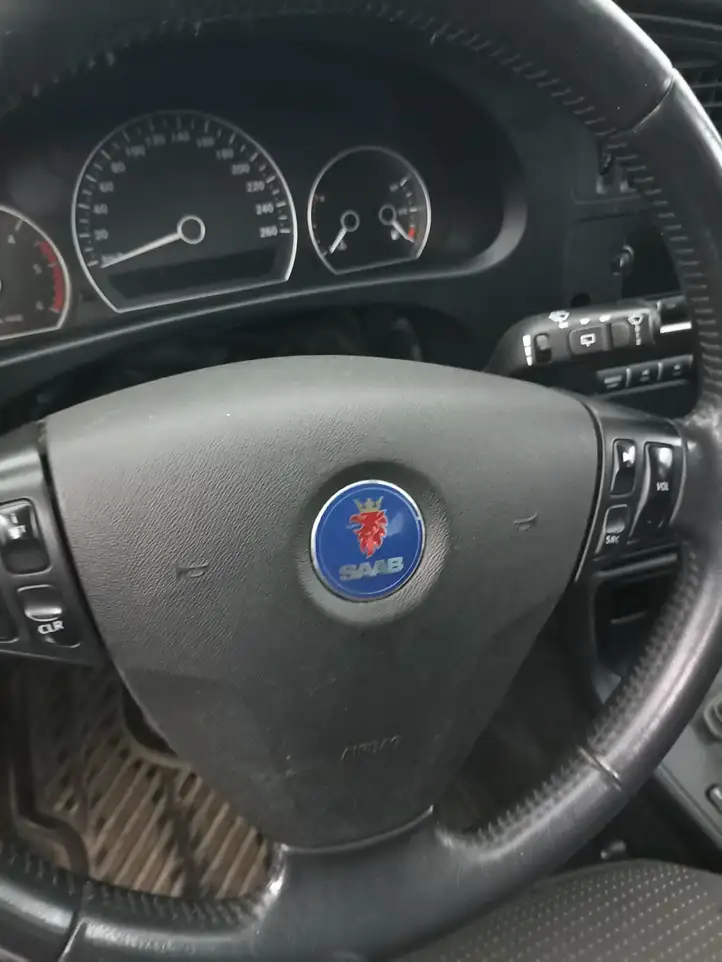 Saab 9-5 (2006 - 2010) Подушка безопасности руля — фото 1