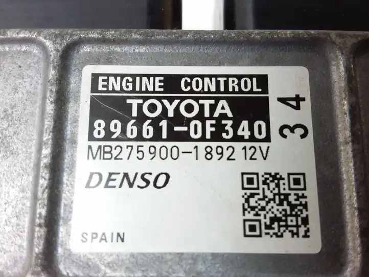 Toyota Verso (2009 - 2012) 896610F340 Блок управления двигателем (ЭБУ) — фото 5