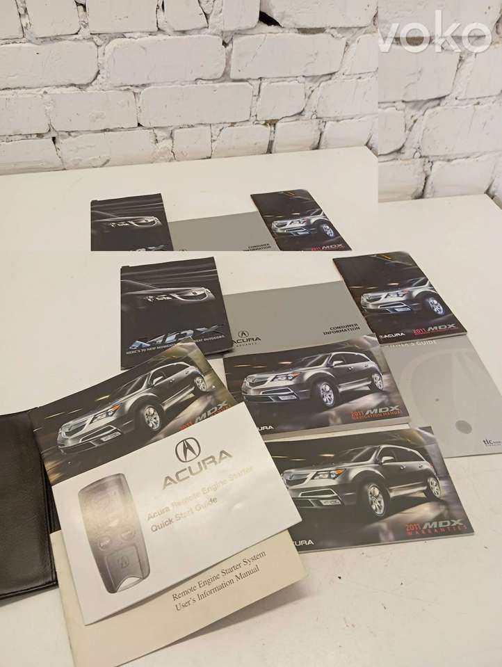 Acura MDX II (2007 - 2013)   Сервисная книжка