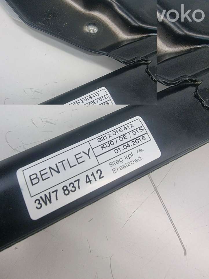 Bentley Continental (2003 - 2017)  3W7837412 Маленькое стекло 
