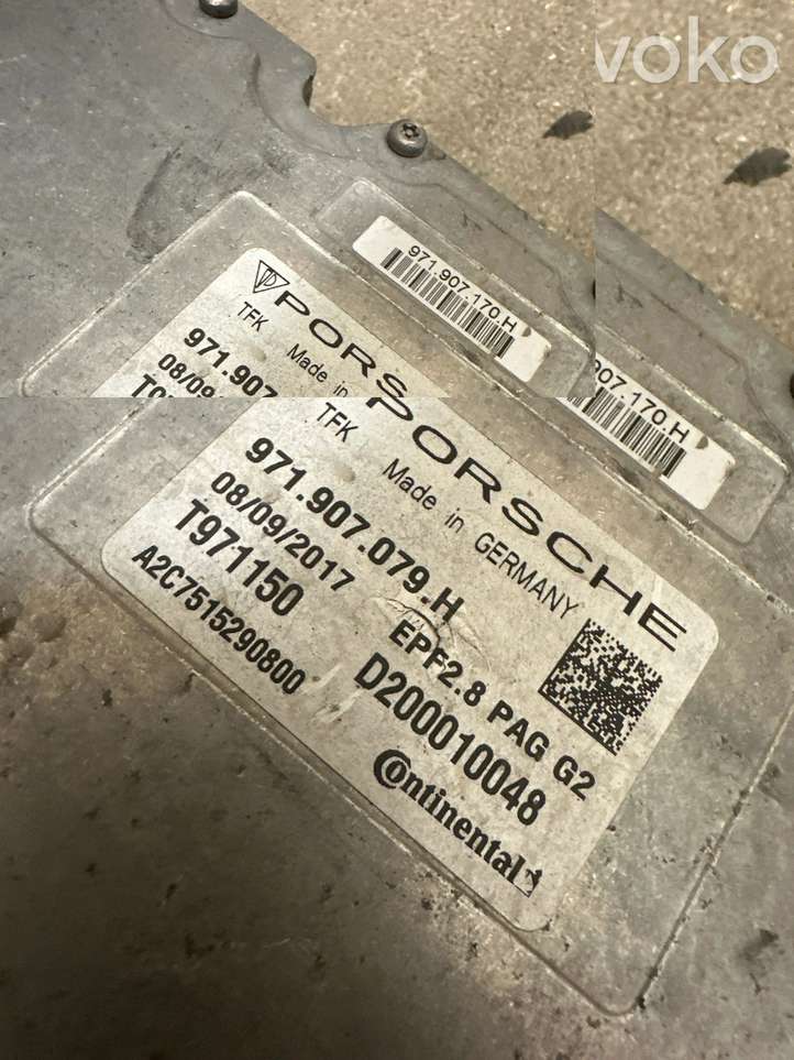 Porsche Panamera (2016 - 2020)  971907079H Модуль аккумуляторной батареи гибридного автомобиля / электромобиля