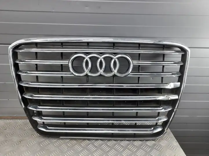 Audi A8 S8 D4 4H (2010 - 2014) 4H0853651H Верхняя решетка радиатора — фото 1