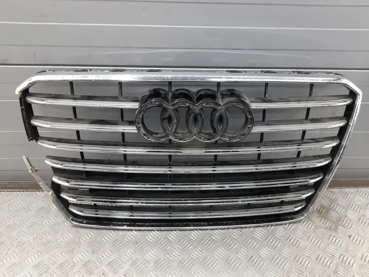 Audi A8 S8 D4 4H (2013 - 2017) 4H0853651AB Верхняя решетка радиатора — фото 1