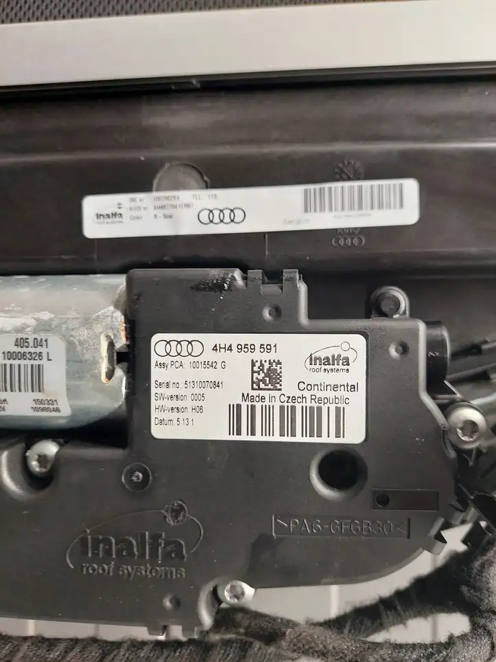 Audi A8 S8 D4 4H (2013 - 2017) 4H4877041 Комплект люка крыши — фото 2