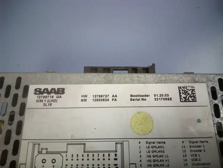 Saab 9-3 Ver1 (1998 - 2005) 12799716QA Магнитола / мультимедийная система — фото 3