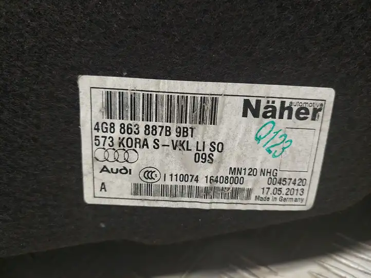 Audi A7 S7 4G (2010 - 2014) 4G8863887B Боковая обшивка багажника — фото 6