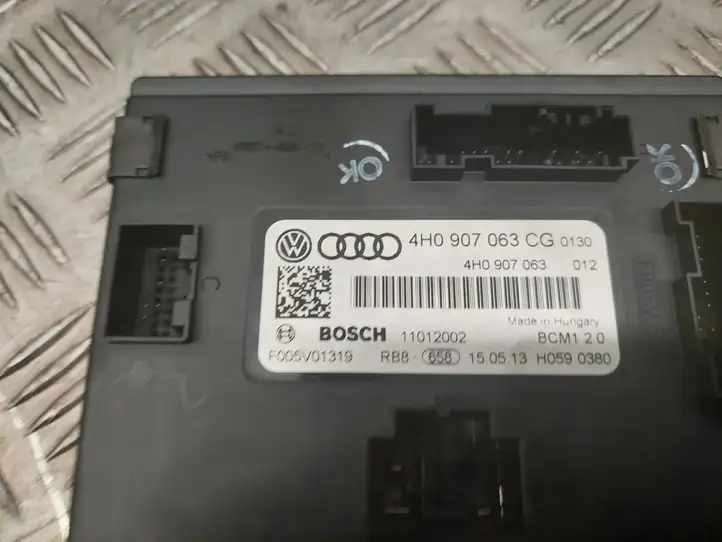 Audi A7 S7 4G (2010 - 2014) 4H0907063CG Модуль комфорта — фото 2