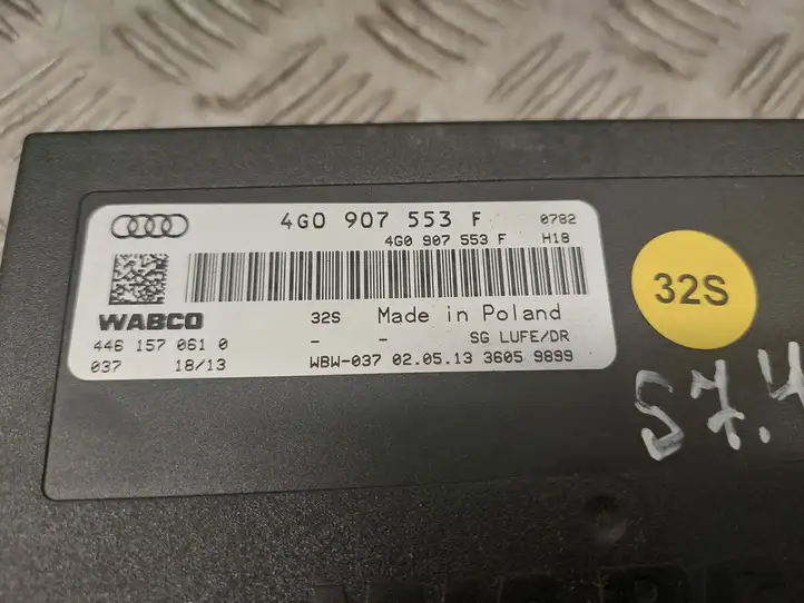 Audi A7 S7 4G (2010 - 2014) 4G0907553F Блок управления подвеской — фото 3