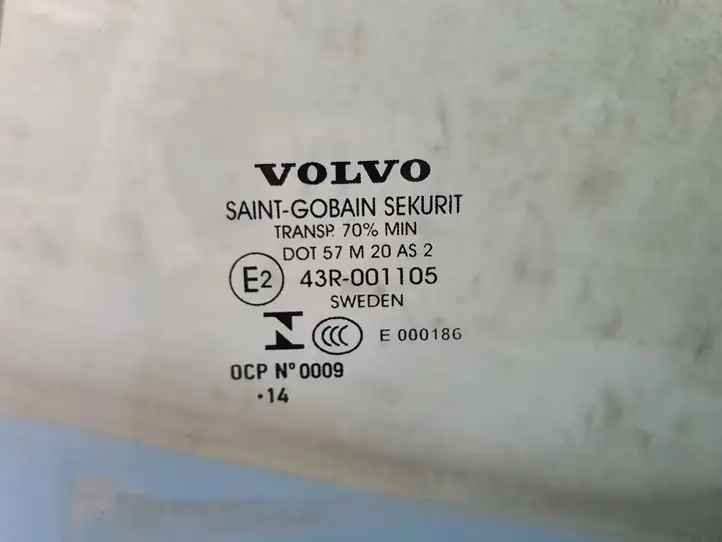 Volvo S60 (2013 - 2018) 31385416 Стекло задней двери — фото 2