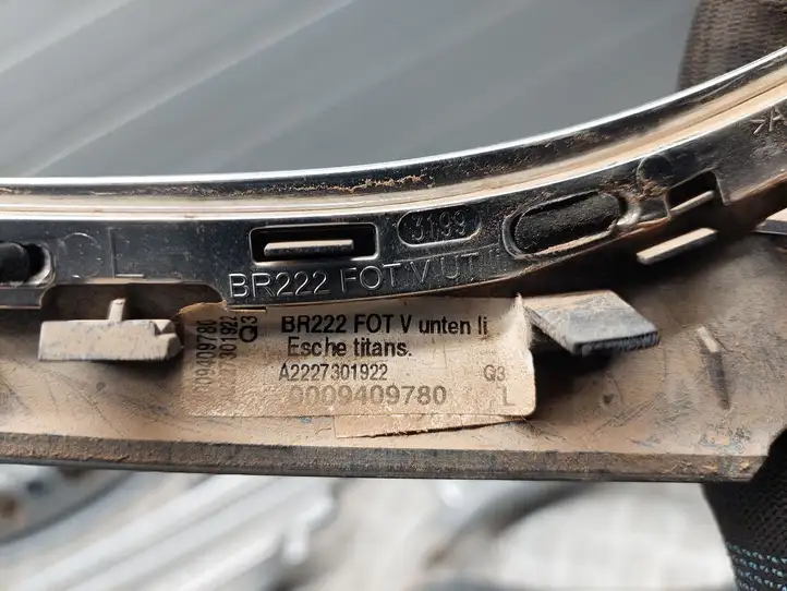 Mercedes-Benz S W222 (2013 - ) A2227302022 Молдинг передней двери — фото 6