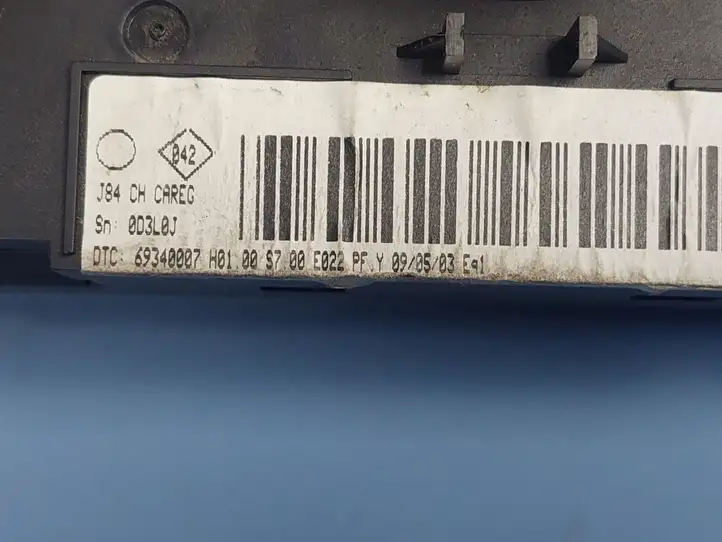 Renault Scenic II - Grand scenic II (2003 - 2006) 8200265572 Блок управления климат-контролем — фото 4
