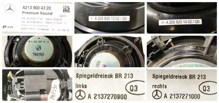 Mercedes-Benz E W213 (2016 - ) Комплект аудиосистемы — фото 8
