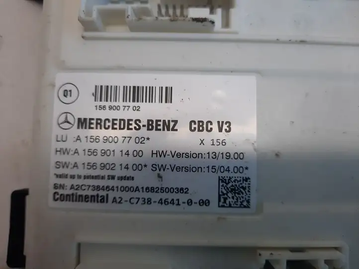 Mercedes-Benz CLA C117,X117,W117 (2013 - 2019) A1569007702 Модуль комфорта — фото 4