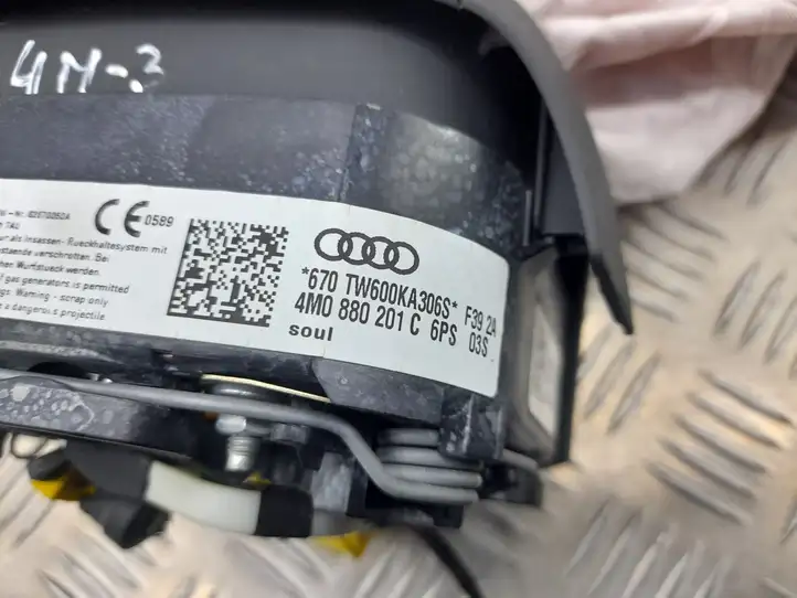 Audi Q7 4M (2015 - ) 4M0880201C Подушка безопасности руля — фото 4
