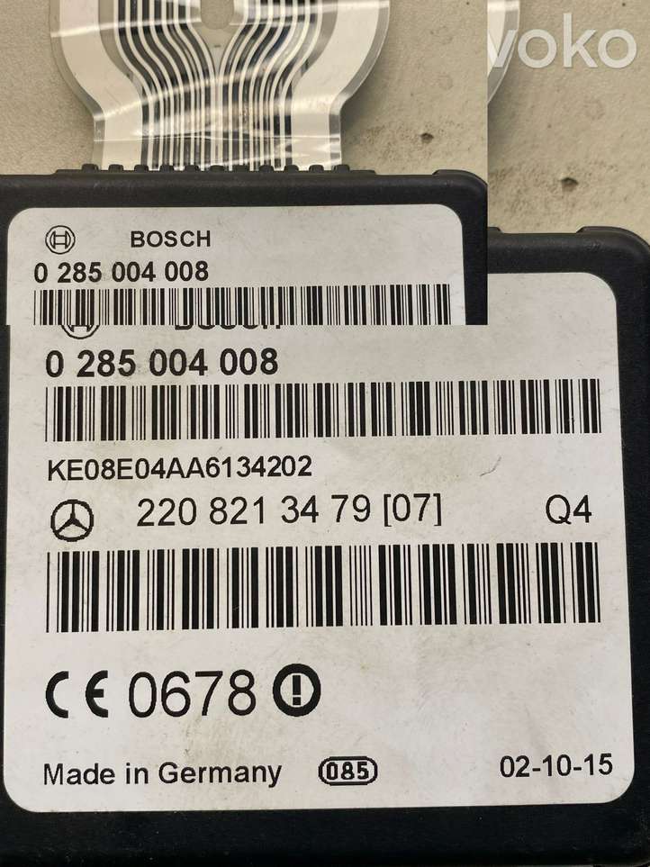 Mercedes-Benz E W211 (2002 - 2009)  0285004008 Датчик давления сиденья